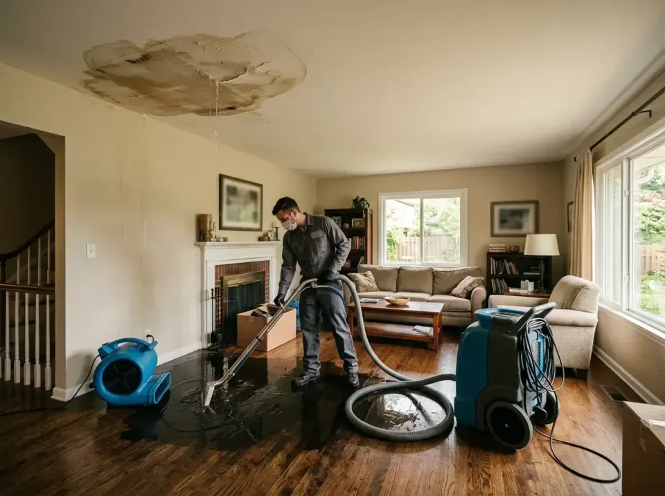 attic-pipe-burst-ceiling-drip-008 — frequently asked questions, Water Damage Restoration & Carpet Care in New York Mills, NY